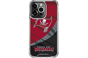 Skinit Clear Phone Case compatible with iPhone 13 Pro - Officially Licensed NFL Tampa Bay Buccaneers Design