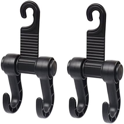 Car Back Front Seat Headrest Hanger Holder Hooks for Purse Grocery Bag Cloth Coat Heavy Duty Purse Hooks Fit Universal Vehicle Trunk SUV Storage Organizer, Best Car Accessories for Women by XINDELL