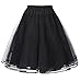 Belle Poque Women's Petticoat Crinoline 50's Christmas Tutu Underskirts (2 Layers)
