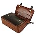 ECOSUSI Women Vintage Faux Leather Messenger Shoulder Satchel Weekender Fashion Bag