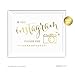 Andaz Press Personalized Wedding Party Signs, Metallic Gold Ink Print, 8.5x11-inch, If You Instagram Please Use # Your Hashtag Here, 1-Pack, Custom Made For Tagging Facebook, Twitter, Pinterest Photos
