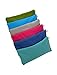Peacegoods Unscented Organic Flax Seed Eye Pillow - Pack of (6) - Soft Cotton Flannel - Weighted Headache Relief Meditation Yoga Massage Bulk - Children ADHD Adults Stress Relax - Vibrant Colors