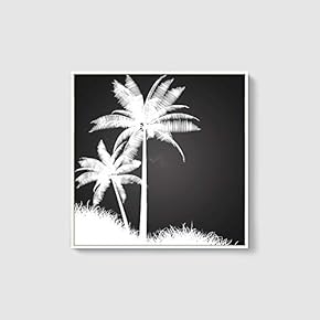 Framed Canvas Wall Art for Living Room, Bedroom Abstract Trees Canvas Prints for Home Decoration Ready to Hang - 16x16 inches