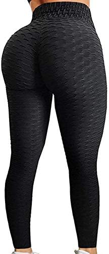 NNDUO Anti-Cellulite Compression Leggings, Women's High Waisted Capris Yoga Pants Cellulite Oppressing Mesh Fat Burner Running Tights Design