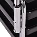 Giantex Black Pedicure Manicure Nail Cart Trolley Stool Chair Salon SPA With Shelves