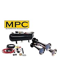 MPC M1 (0933) cLAXON DE AIRE CON 3 Trompetas, 110 psi Sistema de aire, 150cB+, metálica