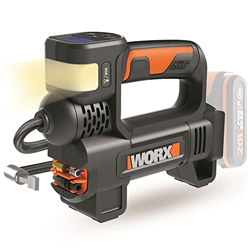 WORX WX092.9 Compressore 20 V, max 10 bar, senza batteria e caricabatterie