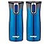 Contigo Autoseal Travel Mug - Stainless Steel Vacuum Insulated Tumbler - 2 Pack (Blue)