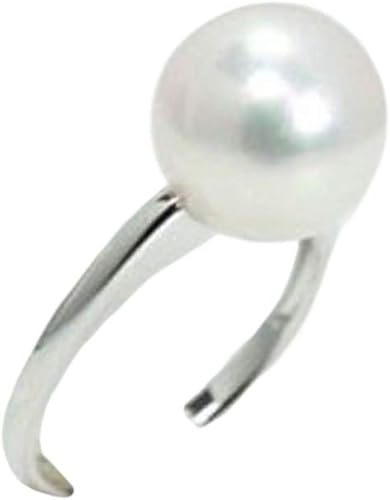 Amazon 真珠 指輪 パールリング あこや真珠 指輪 パールリング アコヤ真珠 特大 サイズ 10mm 11mm ホワイトピンクグリーンカラー プラチナ リング 通販