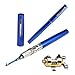 Elemart ActionEliters Portable Fishing Rod Pole and Reel Combo Set - Telescopic Pocket Fishing Pen Rod Pole + Reel Aluminum Alloy Fishing Line Soft Lures Baits Jig Hooks Firestarter Compass Whistle