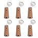 Outus Bottle Cork String Lights for Bottle DIY, Party, Christmas, Halloween and Wedding Decor, Warm White, 6 Pack