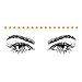 Tattify Bindi Festival Gold Star Colorful Temporary Face Rocks - Alternative - Other Styles Available Fashionable Temporary Rhinestone Gem Face Jewel Stickers - Long Lasting Waterproof