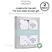 100% Organic Cotton Jersey Knit Soft Fitted Sheet (2 Pack) - Washable Crib Mattress Sheets - Fits Standard Toddler Mattresses