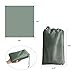 WOLFWILL 94 x 86 Inch Waterproof Camping Tarp - Mutifunctional Tent Footprint Groundsheet for Picnic Hiking Beach Mat with Stakes Drawstring Pouch