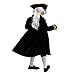 Dress Up America Kids Historical Costume Alexander Hamilton, Multicolored, M 8-10 (31 waist, 47 Height)