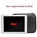 Teamoy Double Layer Jewelry Case, Travel Jewelry Case Bag for Womens Earrings, Rings, Necklaces, Chains and Other Accessories, Black