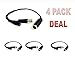 4 Pack Nippon America DIN to BNC Cable Converter Adapter CCTV Security Camera