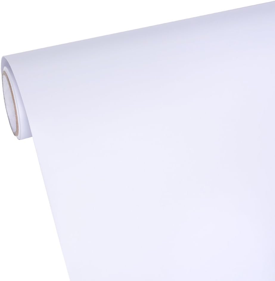 VINYL FROG Matte White Craft Vinyl Roll Self-adhesive Permanent Vinyl 30.5x305cm for Cutting Machine, 12"x10ft - Image 3