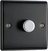 FNX BG Electrical Nexus Metal 400W Single Dimmer Switch 2-Way LED Halogen Matt view 1