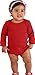 Infant Baby Rib Long Sleeve Lap Shoulder Creeper by Rabbit Skins