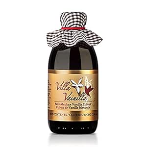 Amazon Com Villa Vainilla Pure Vanilla Extract Premium Concentrated Vanilla Real Natural Gourmet Vanilla Flavor From Mexico 8 4 Fl Oz Pack Of 1 Grocery Gourmet Food