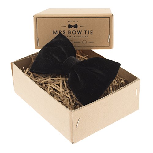 Black Velvet Bow Tie