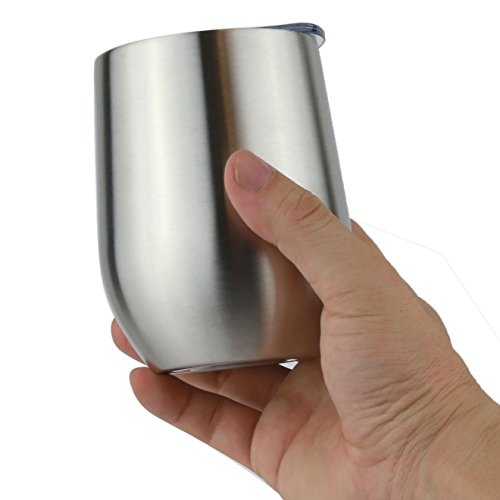 Stainless Steel Tumbler with Lid, Double Wall Vacuum Insulated Travel Mug for Hot and Cold Drink by Zero Degree (12oz 2 Pack) - Thumbnail 7