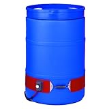 BriskHeat DHCS15 DHCS Standard Heavy Duty Metal Drum Heater, Fits 55-Gallon Drums, 2-Layer Reinforced Silicone Rubber, W x L: 4 x 70-Inch, Diameter: 22.3-Inch, 120VAC