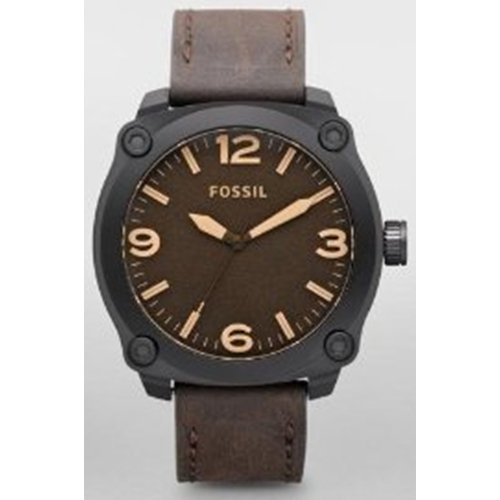 Fossil JR1339 Russell Leather Watch, Brown