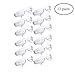 Golden Scute Eyewear Protective Safety Glasses 12 PCs, Scratch and Impact Resistant Eyewear with Polycarbonate Lens, UV-Blocking
