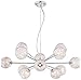 Possini Euro Design Wired Chrome Hanging Chandelier Lighting 32