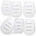 Avery Barn 6pc Food Grade Unbreakable Silicone Glasses with Wine Related Sayings