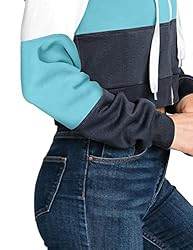 DOUBLJU Casual Crop Hoodie Long Sleeve Zip Up