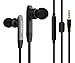 Pawtec Premium In-Ear Noise Cancellation Earphones with Volume Control and Microphone for Apple and Android / Rich Bass & Treble / Call Answer Button / Tangle Free