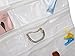 ZKF Closet Canvas Ultra 80 Pocket Hanging Jewelry Organizer (80)