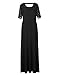 Women's Plus Size Floral Lace Short Sleeve Wedding Formal Maxi Dress
