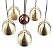 Patgoal Antique Copper 5 Bells Lucky Wind Chimes Outdoor Home Decoration