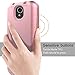 ZTE Maven 3 Case Z835, ZTE Overture 3 Case, ZTE ZFIVE 2 LTE Case, ZTE Prestige 2/Prelude Plus 4G LTE Case AMENQ 3 IN 1 Heavy Duty Shockproof Protection Rubber Silicone Cover for ZTE Phone (Rose Gold)