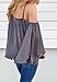 Nulibenna Women's Off Shoulder Spaghetti Straps Long Sleeve Blouse Crop Tops