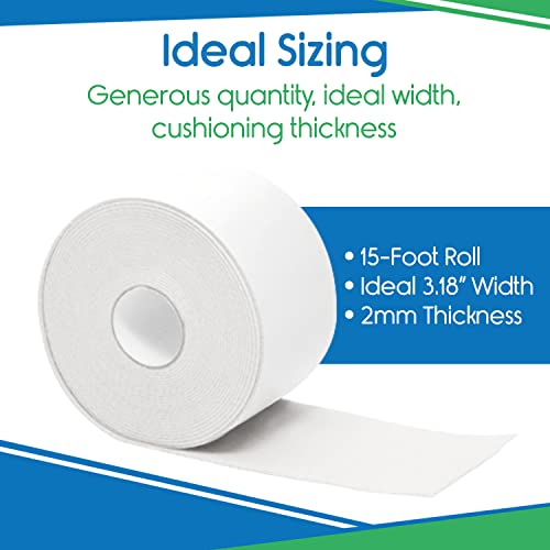 ViveSole Blister Prevention Moleskin Padding Tape, 3" x 5 Yards Pad