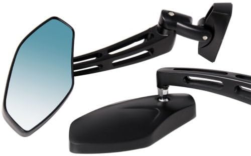 Black Billet Rear View Side Mirrors for GSXR 600 750 Hayabusa CBR600 1000RR F4i