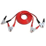OxGord Jumper Cable Heavy Duty Battery Booster for Most Cars Trucks Vans SUVs - Includes Handy Travel/Storage Bag (4 Gauge 25 Feet)