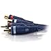 C2G 13042 Velocity RCA Stereo Audio Extension Cable, Blue (25 Feet, 7.62 Meters)