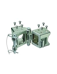 Fulton Kit de bisagras plegables y atornillables para remolque, de 3 x 3 pulgadas., Plateado