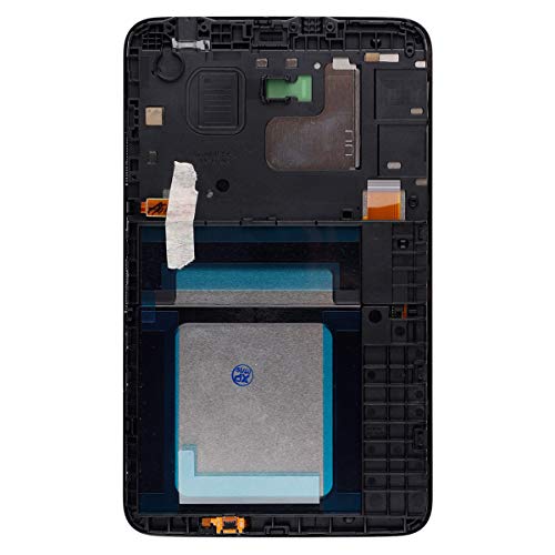 Swark LCD Display Compatible with Samsung Galaxy Tab 3 Lite 7.0 SM-T110 SM-T111 SM-T113 SM-T114 SM-T116 (Black with Frame) Touch Screen Digitizer Replacement