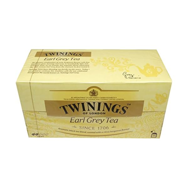 Twinings of London Earl Grey 3 x 25 Teebeutel Aromatisierter Schwarztee – Bild 3
