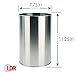 LDR Industries 164 6400BN Waste Basket Exquisite, Brushed Nickel