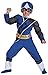 Power Rangers Ninja Steel Toddler Muscle Costume, Blue, Large (4-6)