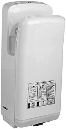 NATAMO 850W Fast 90m/s Winds Speed Double-Faced Jet-Propelled 110 Volt Automatic Hand Dryer w/US Standard Plug- for School, Gymnasium, Commercial Building, Airport, Station, Hospital &amp;More, White