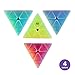 D-FantiX Qiyi Qiming Jelly Pyramid Stickerless Speed   Cube 3x3 Cube Puzzle